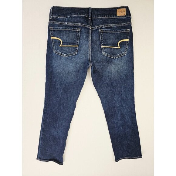 American Eagle Outfitters Denim - American Eagle Outfitters Size 8 Regular Women 25" Inseam Artist Crop Blue Jeans